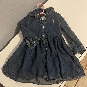 Ralph Lauren toddler denim dress